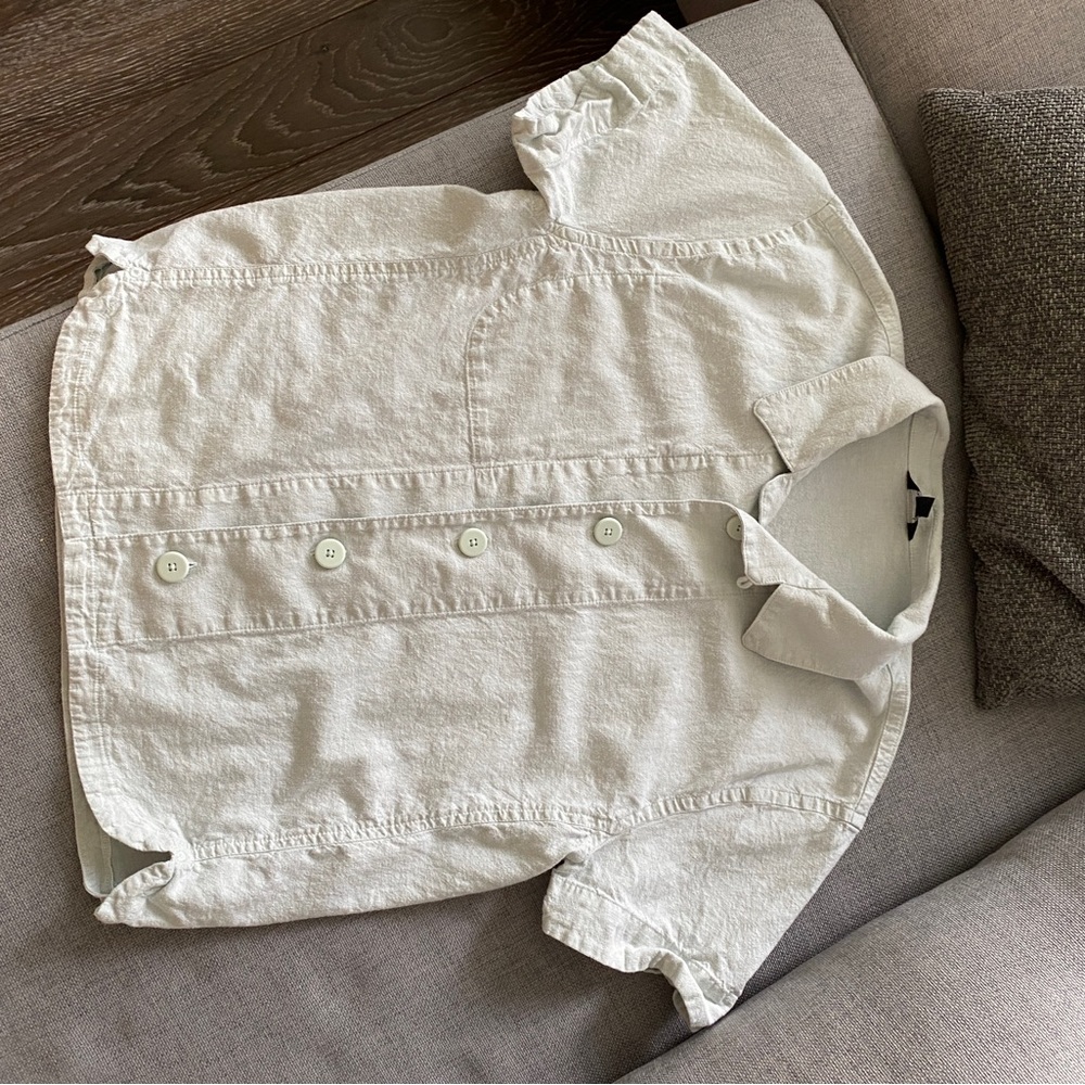 🫐 Rare find! | Allbirds | pale blue short sleeve button down